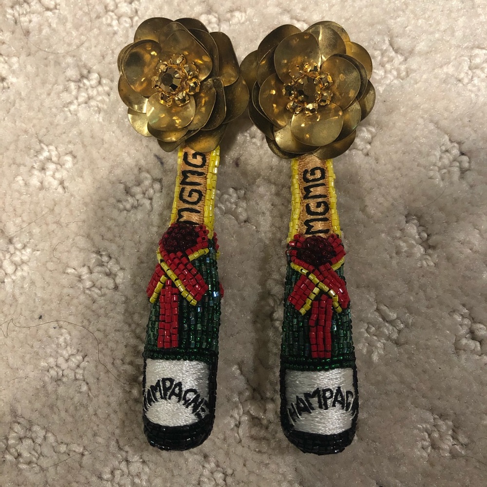 Mignonne Gavigan Champagne earrings